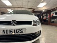USED 2015 15 VOLKSWAGEN POLO 1.2 TSI BlueMotion Tech SE Design Hatchback 5dr Petrol Manual Euro 6 (s/s) (90 ps) LOW RATE FINANCE AVAILABLE + RAC PLATINUM WARRANTY INCLUDED