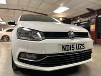 USED 2015 15 VOLKSWAGEN POLO 1.2 TSI BlueMotion Tech SE Design Hatchback 5dr Petrol Manual Euro 6 (s/s) (90 ps) LOW RATE FINANCE AVAILABLE + RAC PLATINUM WARRANTY INCLUDED