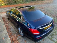 USED 2018 18 MERCEDES-BENZ E-CLASS 3.0 E350d V6 AMG Line (Premium) Saloon 4dr Diesel G-Tronic+ Euro 6 (s/s) (258 ps) BIG SPEC 2018 MERCEDES E350 AMG-LINE PREMIUM 4DR  - 9SPD AUTOMATIC - FULL BLACK LEATHER - 2 FORMER KEEPER - FULL MERCEDES SERVICE HISTORY - COST NEW IN EXCESS OF &pound;52K - NOW RETAILLING FOR A FRACTION OF THAT FIGURE !!!