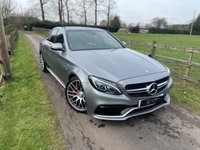 USED 2015 63 MERCEDES-BENZ C-CLASS 4.0 C63 V8 BiTurbo AMG S (Premium) Saloon 4dr Petrol SpdS MCT Euro 6 (s/s) (510 ps) BUCKET SEATS, CARBON, PAN ROOF