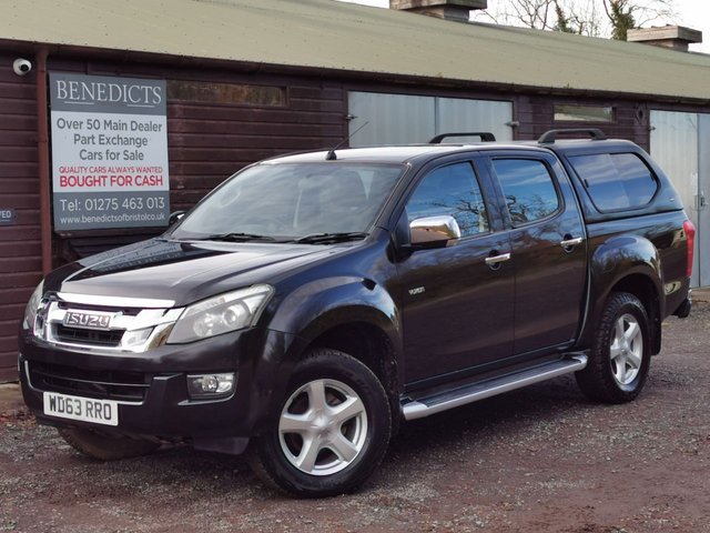 2013 63 Isuzu D-Max 2.5 TD Yukon Pickup 4dr Diesel Automatic 4x4 (194 g/km, 161 bhp)
