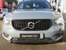 USED 2019 69 VOLVO XC40 2.0 D3 R-Design SUV 5dr Diesel Manual Euro 6 (s/s) (150 ps) Finished in THUNDER GREY MET met and contrasting EBONY HEATED LEATHER/ALCANTARA TRIM. This Volvo XC40 is a spacious small SUV with smart styling and a comfortable drive. In short it is a bit of a cracker with a sophisticated look and an upmarket feel. Features include Sat Nav, DAB, B/Tooth, Day Run Lights, Keyless Start, Leather Seats, 18" Alloys, Tinted Windows, Cruise Control and much more. Volvo Dealer serviced at 10048 miles, 20741 miles, 34877 miles, 46829 miles and then at 55672 miles.