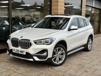 USED 2020 20 BMW X1 2.0 18d xLine SUV 5dr Diesel Auto sDrive Euro 6 (s/s) (150 ps) MINERAL WHITE / MOCHA DAKOTA