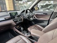 USED 2020 20 BMW X1 2.0 18d xLine SUV 5dr Diesel Auto sDrive Euro 6 (s/s) (150 ps) MINERAL WHITE / MOCHA DAKOTA