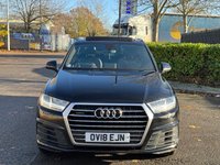 USED 2018 18 AUDI Q7 3.0 TDI V6 S line SUV 5dr Diesel Tiptronic quattro Euro 6 (s/s) (218 ps) 