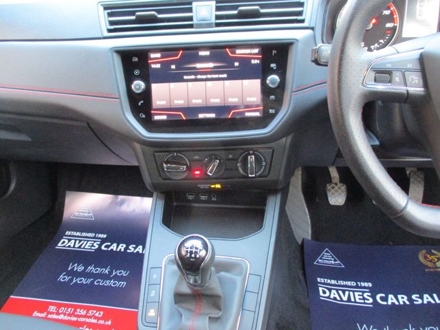 2020 SEAT IBIZA 1.0 TSI FR Hatchback 5dr Petrol Manual Euro 6 (s/s) GPF (115 ps) 6 MONTHS WARRANTY ,FULL SERVICE HISTORY ,2 KEYS ,LOVELY SPEC ,VIEWING ESSENTIAL , - Photo 7