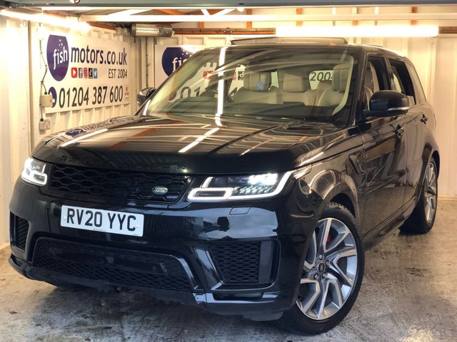 2020 20 LAND ROVER RANGE ROVER SPORT 2.0 P400e 13.1kWh GPF Autobiography Dynamic SUV 5dr Petrol Plug-in Hybrid Auto 4WD Euro 6 (s/s) (404 ps)+1 OWNER+2KEYS+PANORAMIC SUNROOF+ACTIVE CRUISE 2 KEYS+1 OWNER FROM NEW+CAMERA+HISTORY+PANORAMIC SUNROOF+CRUISE+FULL EBONY LEATHER SEATS+HEATED AND COOLING SEATS+21" ALLOYS+BLUETOOTH+MEDIA+CLIMATE+PARKING AID+NAV+HPI CLEAR