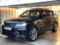USED 2020 20 LAND ROVER RANGE ROVER SPORT 2.0 P400e 13.1kWh GPF Autobiography Dynamic SUV 5dr Petrol Plug-in Hybrid Auto 4WD Euro 6 (s/s) (404 ps)+1 OWNER+2KEYS+PANORAMIC SUNROOF+ACTIVE CRUISE 2 KEYS+1 OWNER FROM NEW+CAMERA+HISTORY+PANORAMIC SUNROOF+CRUISE+FULL EBONY LEATHER SEATS+HEATED AND COOLING SEATS+21" ALLOYS+BLUETOOTH+MEDIA+CLIMATE+PARKING AID+NAV+HPI CLEAR