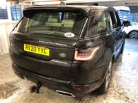 USED 2020 20 LAND ROVER RANGE ROVER SPORT 2.0 P400e 13.1kWh GPF Autobiography Dynamic SUV 5dr Petrol Plug-in Hybrid Auto 4WD Euro 6 (s/s) (404 ps)+1 OWNER+2KEYS+PANORAMIC SUNROOF+ACTIVE CRUISE 2 KEYS+1 OWNER FROM NEW+CAMERA+HISTORY+PANORAMIC SUNROOF+CRUISE+FULL EBONY LEATHER SEATS+HEATED AND COOLING SEATS+21" ALLOYS+BLUETOOTH+MEDIA+CLIMATE+PARKING AID+NAV+HPI CLEAR