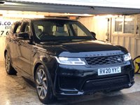 USED 2020 20 LAND ROVER RANGE ROVER SPORT 2.0 P400e 13.1kWh GPF Autobiography Dynamic SUV 5dr Petrol Plug-in Hybrid Auto 4WD Euro 6 (s/s) (404 ps)+1 OWNER+2KEYS+PANORAMIC SUNROOF+ACTIVE CRUISE 2 KEYS+1 OWNER FROM NEW+CAMERA+HISTORY+PANORAMIC SUNROOF+CRUISE+FULL EBONY LEATHER SEATS+HEATED AND COOLING SEATS+21" ALLOYS+BLUETOOTH+MEDIA+CLIMATE+PARKING AID+NAV+HPI CLEAR