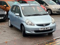 USED 2008 08 HONDA JAZZ 1.4 i-DSI SE Hatchback 5dr Petrol Manual (137 g/km, 82 bhp) &pound;200 TO SECURE! 2 KEYS