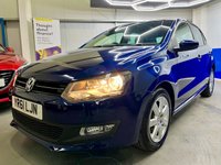 USED 2011 61 VOLKSWAGEN POLO 1.2 Match Hatchback 5dr Petrol Manual Euro 5 (60 ps) 1 Owner,Ins Group 4,A/C