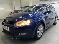 USED 2011 61 VOLKSWAGEN POLO 1.2 Match Hatchback 5dr Petrol Manual Euro 5 (60 ps) 1 Owner,Ins Group 4,A/C