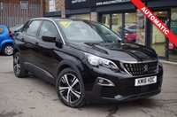 USED 2018 18 PEUGEOT 3008 1.6 BlueHDi Active SUV 5dr Diesel EAT Euro 6 (s/s) (120 ps) Automatic Diesel  NICE CAR