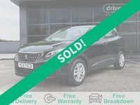 USED 2017 67 PEUGEOT 3008 1.2 PureTech Active SUV 5dr Petrol Manual Euro 6 (s/s) (130 ps) 