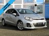 USED 2015 15 KIA RIO 1.4 EcoDynamics 2 Hatchback 5dr Petrol Manual Euro 6 (s/s) (107 bhp) Finished in BRIGHT SILVER MET with Grey Cloth Trim. This Kia Rio has a lot going for it. It has great looks, Comfortable and Economical to drive. Ideal for the small family or 1st time driver.  Features include, Air Con, DAB Radio, B/Tooth, Alloys, Tinted Windows, Rear park sensors and much more. Serviced at 5056 miles, 8990 miles, 12682 miles, 16034 miles, 24478 miles and at 33866 miles on 30/5/2024.