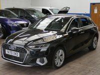 USED 2021 70 AUDI A3 1.4 TFSIe 40 Sport Sportback 5dr Petrol Plug-in Hybrid S Tronic Euro 6 (s/s) 13kWh (204 ps) SAT NAV ANDROID APPLE CARPLAY LEATHER CRUISE 1 OWNER EXCELLENT SERVICE HISTORY WARRANTY