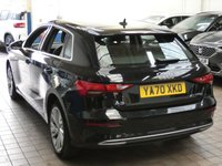 USED 2021 70 AUDI A3 1.4 TFSIe 40 Sport Sportback 5dr Petrol Plug-in Hybrid S Tronic Euro 6 (s/s) 13kWh (204 ps) SAT NAV ANDROID APPLE CARPLAY LEATHER CRUISE 1 OWNER EXCELLENT SERVICE HISTORY WARRANTY