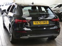 USED 2021 70 AUDI A3 1.4 TFSIe 40 Sport Sportback 5dr Petrol Plug-in Hybrid S Tronic Euro 6 (s/s) 13kWh (204 ps) SAT NAV ANDROID APPLE CARPLAY LEATHER CRUISE 1 OWNER EXCELLENT SERVICE HISTORY WARRANTY
