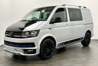 USED 2018 68 VOLKSWAGEN TRANSPORTER 2.0 TDI T28 BlueMotion Tech Highline 6 Seater Window Van 5dr Diesel Manual FWD SWB Euro 6 (s/s) (150 ps) 6 Seater, 6 Speed, 150 BHP, Airconditioning , Full Leather