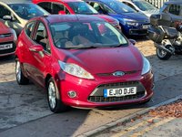 USED 2010 10 FORD FIESTA 1.25 Zetec Hatchback 3dr Petrol Manual (129 g/km, 81 bhp) &pound;200 TO SECURE, DELIVERY AVAILABLE!