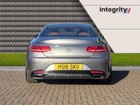 USED 2016 16 MERCEDES-BENZ S-CLASS 4.7 S500 V8 AMG Line Coupe 2dr Petrol G-Tronic Euro 6 (s/s) (455 ps) Burmester Sound - Espresso Leather