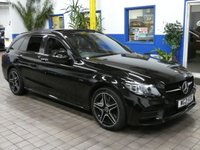 USED 2021 21 MERCEDES-BENZ C-CLASS 2.0 C300e 13.5kWh AMG Line Night Edition (Premium Plus) Estate 5dr Petrol Plug-in Hybrid G-Tronic+ Euro 6 (s/s) (320 ps) TOP OF THE RANGE PANORAMIC ROOF COMAND SAT NAV LEATHER HEATED SEATS ELECTRIC MEMORY SEATS 360 CAMER ACRUISE PARKING SENSORS 1 OWNER MERC SERVICE HISTORY WARRANY