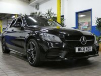 USED 2021 21 MERCEDES-BENZ C-CLASS 2.0 C300e 13.5kWh AMG Line Night Edition (Premium Plus) Estate 5dr Petrol Plug-in Hybrid G-Tronic+ Euro 6 (s/s) (320 ps) TOP OF THE RANGE PANORAMIC ROOF COMAND SAT NAV LEATHER HEATED SEATS ELECTRIC MEMORY SEATS 360 CAMER ACRUISE PARKING SENSORS 1 OWNER MERC SERVICE HISTORY WARRANY