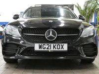 USED 2021 21 MERCEDES-BENZ C-CLASS 2.0 C300e 13.5kWh AMG Line Night Edition (Premium Plus) Estate 5dr Petrol Plug-in Hybrid G-Tronic+ Euro 6 (s/s) (320 ps) TOP OF THE RANGE PANORAMIC ROOF COMAND SAT NAV LEATHER HEATED SEATS ELECTRIC MEMORY SEATS 360 CAMER ACRUISE PARKING SENSORS 1 OWNER MERC SERVICE HISTORY WARRANY