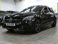 USED 2021 21 MERCEDES-BENZ C-CLASS 2.0 C300e 13.5kWh AMG Line Night Edition (Premium Plus) Estate 5dr Petrol Plug-in Hybrid G-Tronic+ Euro 6 (s/s) (320 ps) TOP OF THE RANGE PANORAMIC ROOF COMAND SAT NAV LEATHER HEATED SEATS ELECTRIC MEMORY SEATS 360 CAMER ACRUISE PARKING SENSORS 1 OWNER MERC SERVICE HISTORY WARRANY