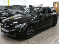 USED 2021 21 MERCEDES-BENZ C-CLASS 2.0 C300e 13.5kWh AMG Line Night Edition (Premium Plus) Estate 5dr Petrol Plug-in Hybrid G-Tronic+ Euro 6 (s/s) (320 ps) TOP OF THE RANGE PANORAMIC ROOF COMAND SAT NAV LEATHER HEATED SEATS ELECTRIC MEMORY SEATS 360 CAMER ACRUISE PARKING SENSORS 1 OWNER MERC SERVICE HISTORY WARRANY