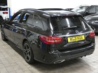 USED 2021 21 MERCEDES-BENZ C-CLASS 2.0 C300e 13.5kWh AMG Line Night Edition (Premium Plus) Estate 5dr Petrol Plug-in Hybrid G-Tronic+ Euro 6 (s/s) (320 ps) TOP OF THE RANGE PANORAMIC ROOF COMAND SAT NAV LEATHER HEATED SEATS ELECTRIC MEMORY SEATS 360 CAMER ACRUISE PARKING SENSORS 1 OWNER MERC SERVICE HISTORY WARRANY