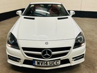 USED 2014 14 MERCEDES-BENZ SLK 2.1 SLK250 CDi AMG Sport Convertible 2 Door Diesel G-Tronic+ Euro 5 (s/s) (204 ps) 9 MERCEDES SERVICES TO 44,011 MILES