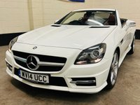USED 2014 14 MERCEDES-BENZ SLK 2.1 SLK250 CDi AMG Sport Convertible 2 Door Diesel G-Tronic+ Euro 5 (s/s) (204 ps) 9 MERCEDES SERVICES TO 44,011 MILES