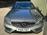 USED 2015 15 MERCEDES-BENZ C-CLASS 2.1 C220d AMG Line (Premium) Estate 5dr Diesel 7G-Tronic+ Euro 6 (s/s) (170 ps) FULL LEATHER HEATED SEATS SAT NAV
