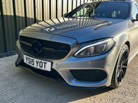 USED 2015 15 MERCEDES-BENZ C-CLASS 2.1 C220d AMG Line (Premium) Estate 5dr Diesel 7G-Tronic+ Euro 6 (s/s) (170 ps) FULL LEATHER HEATED SEATS SAT NAV