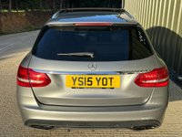 USED 2015 15 MERCEDES-BENZ C-CLASS 2.1 C220d AMG Line (Premium) Estate 5dr Diesel 7G-Tronic+ Euro 6 (s/s) (170 ps) FULL LEATHER HEATED SEATS SAT NAV