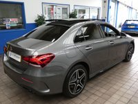USED 2021 71 MERCEDES-BENZ A-CLASS 1.3 A250e 15.6kWh AMG Line Edition (Premium Plus) Saloon 4dr Petrol Plug-in Hybrid 8G-DCT Euro 6 (s/s) (218 ps) SAT NAV PANORAMIC SUNROOF REAR VIEW CAMERA PART LEATHER INTERIOR HEATED SEATS CRUISE CONTROL PARKING SENSORS 1 OWNER SERVICE HISTORY WARRANTY