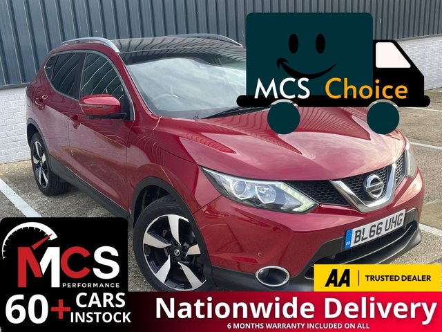 2016 66 NISSAN QASHQAI 1.2 DIG-T N-Vision SUV 5dr Petrol Manual 2WD Euro 6 (s/s) (115 ps) PAN ROOF / 360 CAMERA