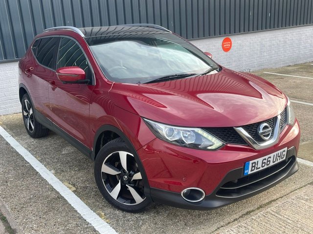 2016 66 Nissan Qashqai 1.2 DIG-T N-Vision SUV 5dr Petrol Manual 2WD Euro 6 (s/s) (115 ps)