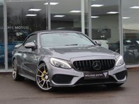 USED 2017 17 MERCEDES-BENZ C-CLASS 2.1 C220d AMG Line (Premium Plus) Cabriolet 2dr Diesel G-Tronic+ Euro 6 (s/s) (170 ps) VERY LOW MILEAGE.