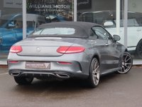 USED 2017 17 MERCEDES-BENZ C-CLASS 2.1 C220d AMG Line (Premium Plus) Cabriolet 2dr Diesel G-Tronic+ Euro 6 (s/s) (170 ps) VERY LOW MILEAGE.