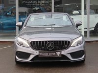 USED 2017 17 MERCEDES-BENZ C-CLASS 2.1 C220d AMG Line (Premium Plus) Cabriolet 2dr Diesel G-Tronic+ Euro 6 (s/s) (170 ps) VERY LOW MILEAGE.