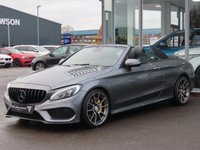 USED 2017 17 MERCEDES-BENZ C-CLASS 2.1 C220d AMG Line (Premium Plus) Cabriolet 2dr Diesel G-Tronic+ Euro 6 (s/s) (170 ps) VERY LOW MILEAGE.