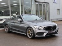 USED 2017 17 MERCEDES-BENZ C-CLASS 2.1 C220d AMG Line (Premium Plus) Cabriolet 2dr Diesel G-Tronic+ Euro 6 (s/s) (170 ps) VERY LOW MILEAGE.