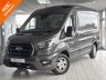 USED 2021 71 FORD TRANSIT 2.0 310 EcoBlue Limited Panel Van 5dr Diesel Automatic  FWD L2 H2 Euro 6 (s/s) (170 ps) LOW MILES REAR BULKHED WITH PLY LINED AND PLASTIC LOAD LINER