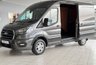 USED 2021 71 FORD TRANSIT 2.0 310 EcoBlue Limited Panel Van 5dr Diesel Automatic  FWD L2 H2 Euro 6 (s/s) (170 ps) LOW MILES REAR BULKHED WITH PLY LINED AND PLASTIC LOAD LINER
