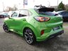 USED 2021 21 FORD PUMA 1.5T EcoBoost ST SUV 5dr Petrol Manual Euro 6 (s/s) (200 ps) Finished in MEAN GREEN METALLIC with HEATED RECARO ALCANTARA Trim. This Ford Puma certainly looks the part, it is the sportiest version of the Puma compact SUV, with meaner looks and a racier setup, It's got the raised up driving position, the eye-catching design, and a miniature SUV shape. Features include Nav with Virtual Dash, DAB, B&O Speakers, Heated Steering Wheel, Red Calipers, Auto Park, Rear Camera, B/Tooth, Low Mileage and more.  Dealer serviced at 11394 miles and 18545 miles