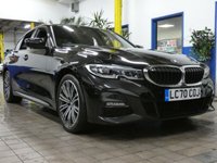 USED 2020 70 BMW 3 SERIES 2.0 330e 12kWh M Sport Saloon 4dr Petrol Plug-in Hybrid Auto Euro 6 (s/s) (292 ps) SAT NAV LEATHER HEATED SEATS CRUISE CONTROL REAR VIEW CAMERA PARKING SENSORS 1 OWNER SERVICE HISTORY WARRANTY