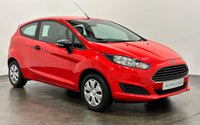 USED 2014 64 FORD FIESTA 1.25 Studio Hatchback 3dr Petrol Manual Euro 5 (60 ps) Race Red 12 Months MOT,  3 door Petrol